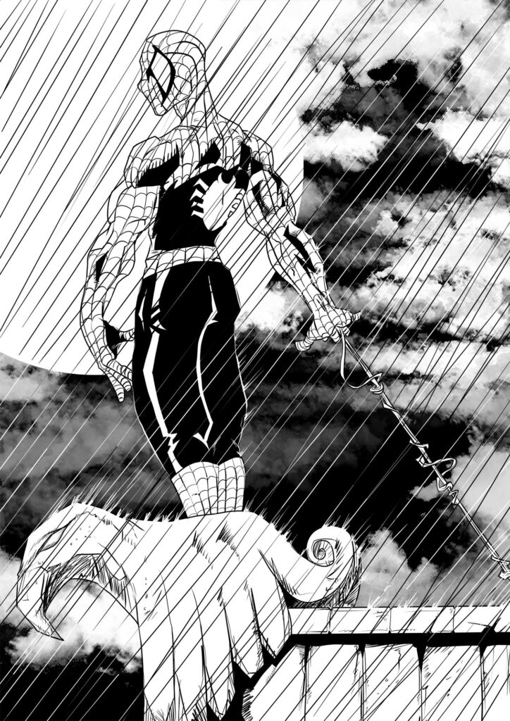 Fanart Spiderman da marvel